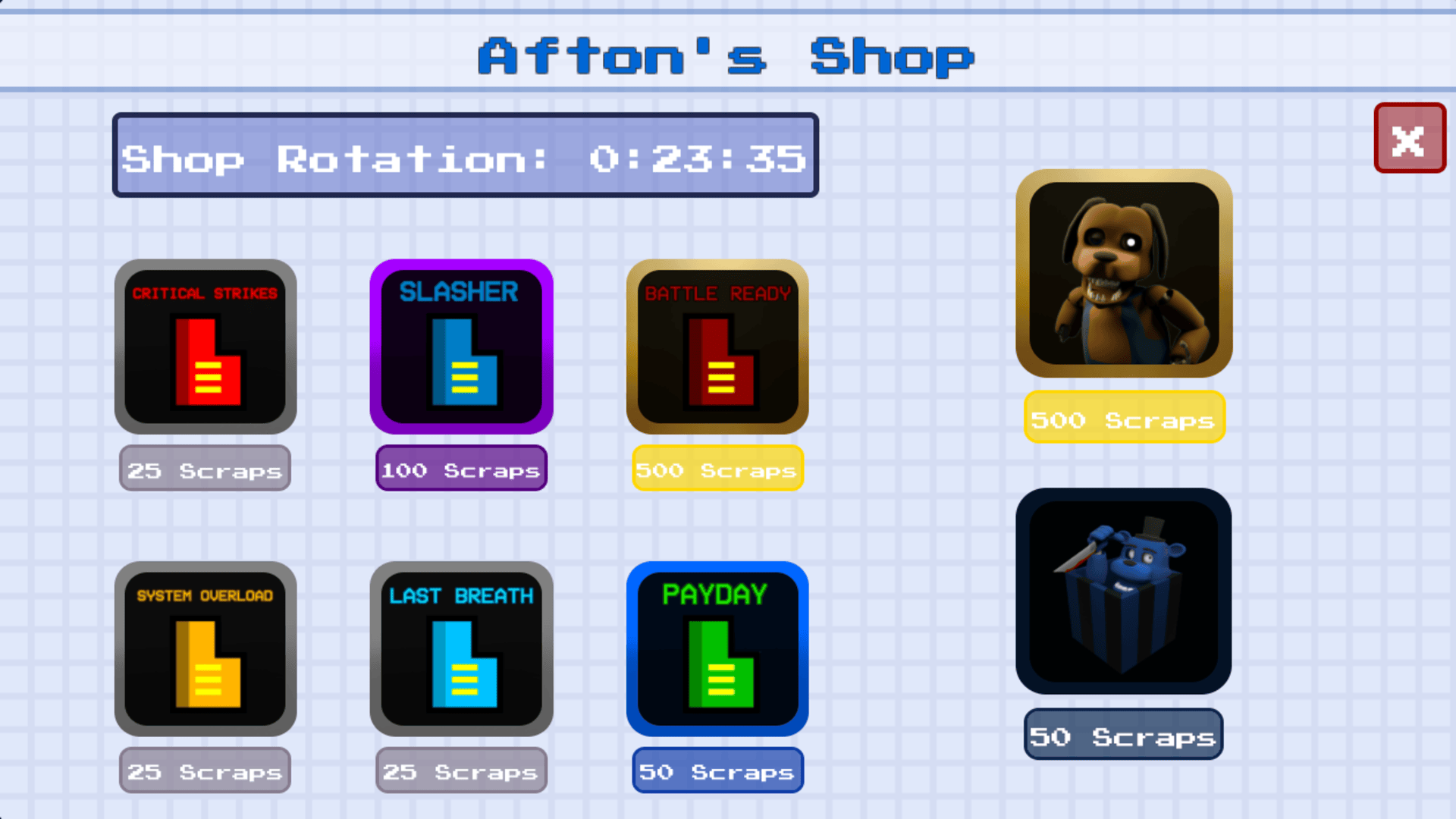 Afton's Shop screenshot